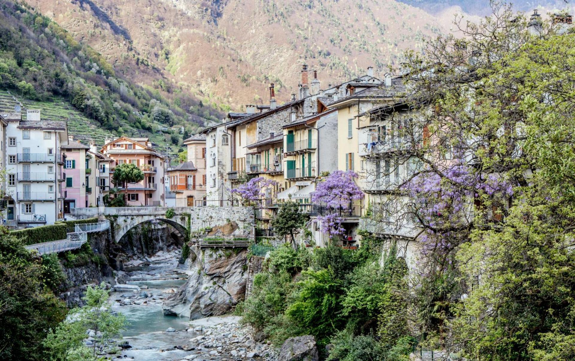 Apartamento San Giuan, Ad Un Passo Dal Centro Chiavenna Exterior foto
